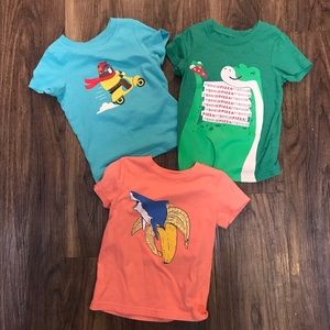 2T Cat & Jack Boys Tee Shirt Bundle